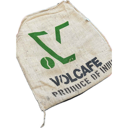 Leerer Kaffeesack zur Dekoration